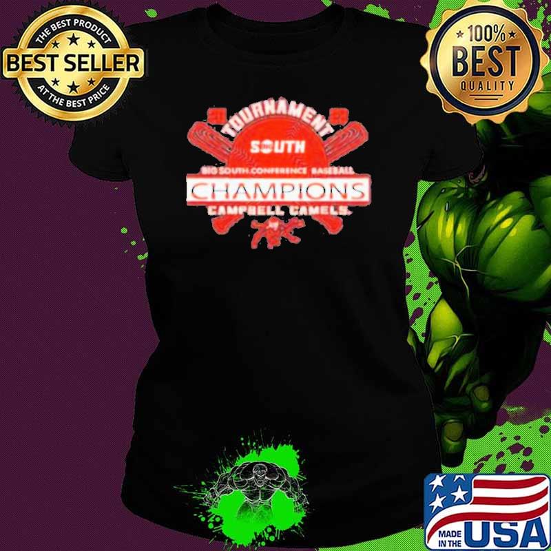 Campbell Fighting Camels 2023 Big South Baseball Conference Tournament Champions Shirt