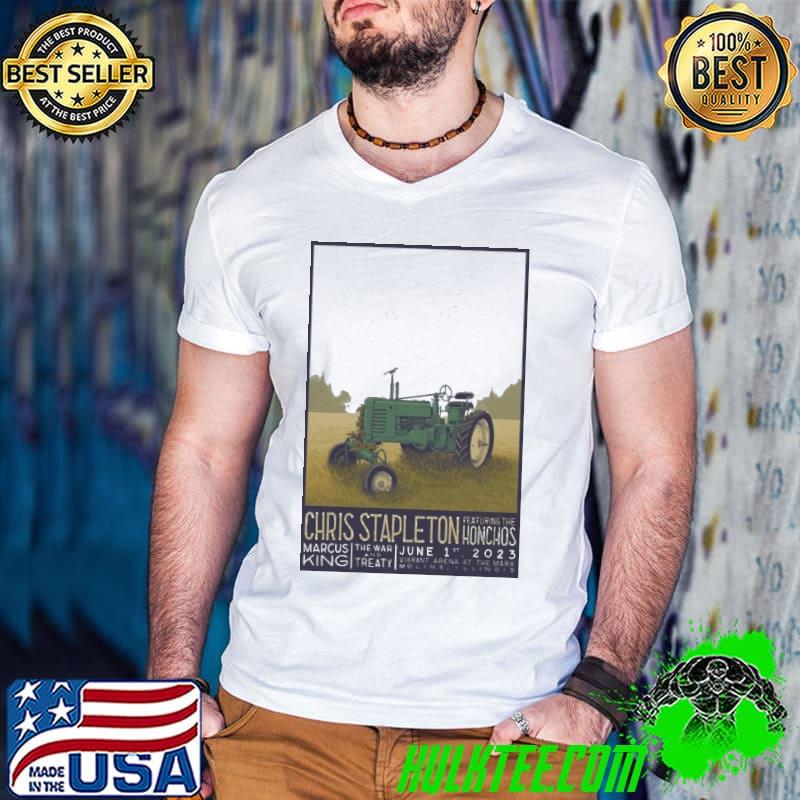 Chris Stapleton Show Poster Moline IL 06-01-2023 Shirt