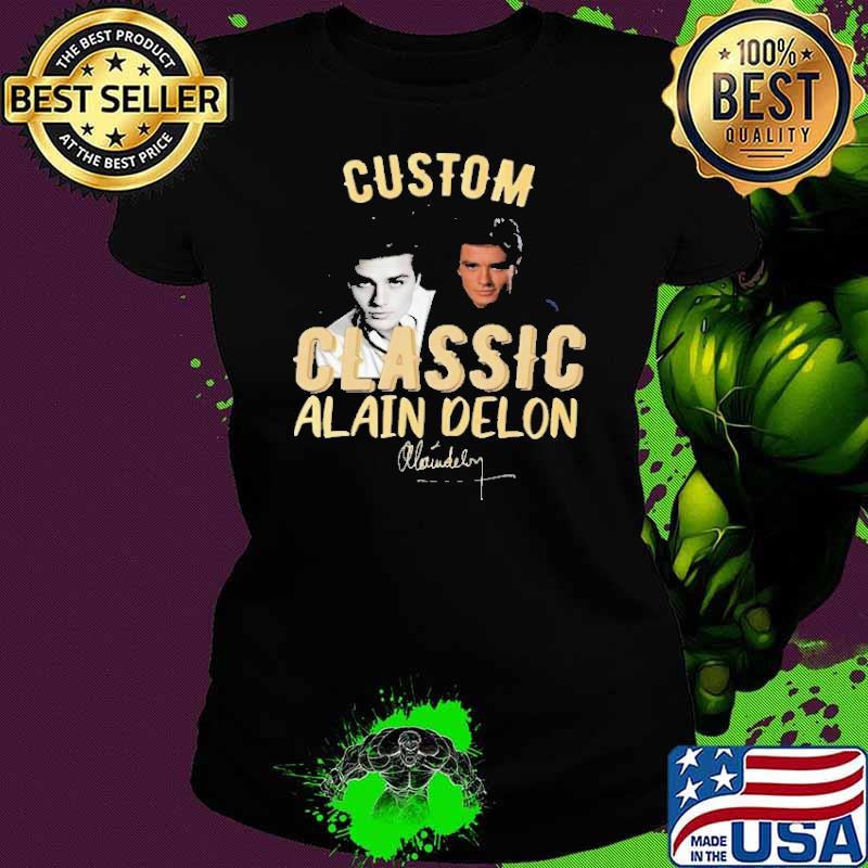 Custom classic alain delon signature shirt