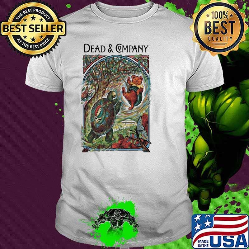 Dead and company turtle bear raleigh nc june 2 2023 shirt