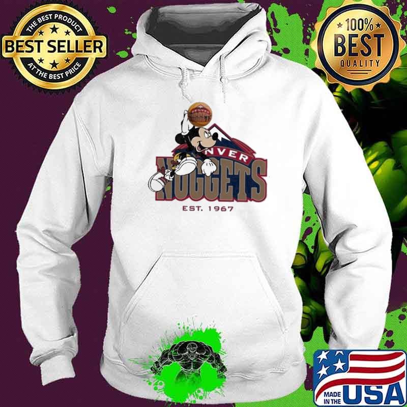 Denver Nuggests Mickey Mouse Est 1967 s Hoodie Denver Nuggests Mickey Mouse Est 1967 s Hoodie