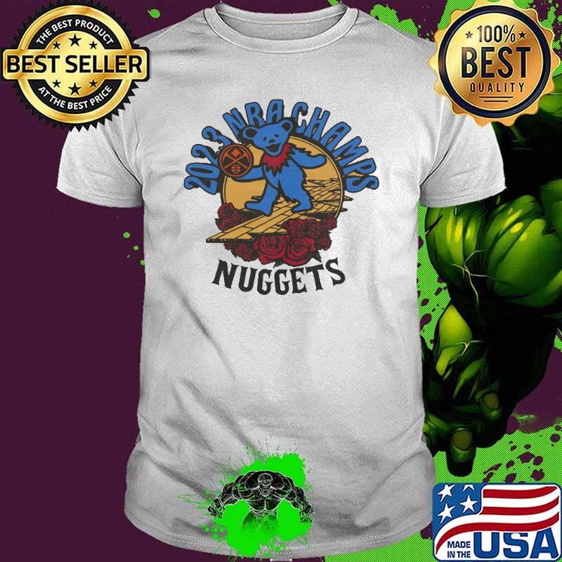 Denver Nuggets 2023 NBA Finals Champions NBA x Grateful Dead Shirt