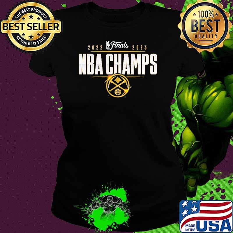 Denver Nuggets 2023 NBA Finals Champions Triple Shirt Ladies tee Denver Nuggets 2023 NBA Finals Champions Triple Shirt Ladies tee