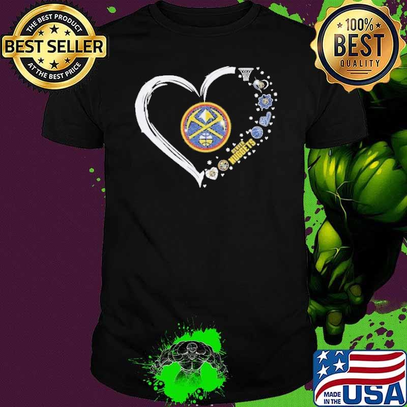 Denver Nuggets Logo Heart Diamond 2023 Shirt