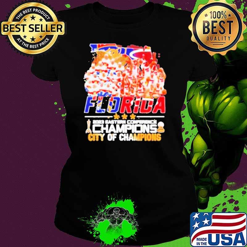 Flodira Panthers Miami Heat 2023 Eastern Conference Champions Shirt