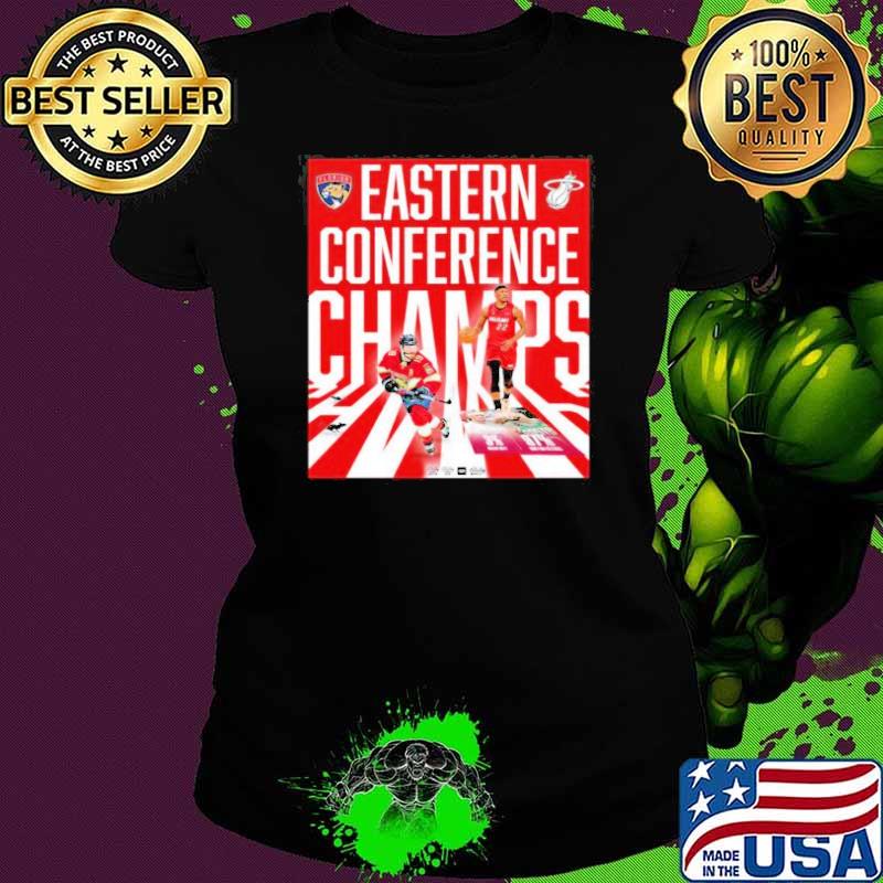 Florida Panthers And Miami Heat Are The Eastern Conference Champions shirt