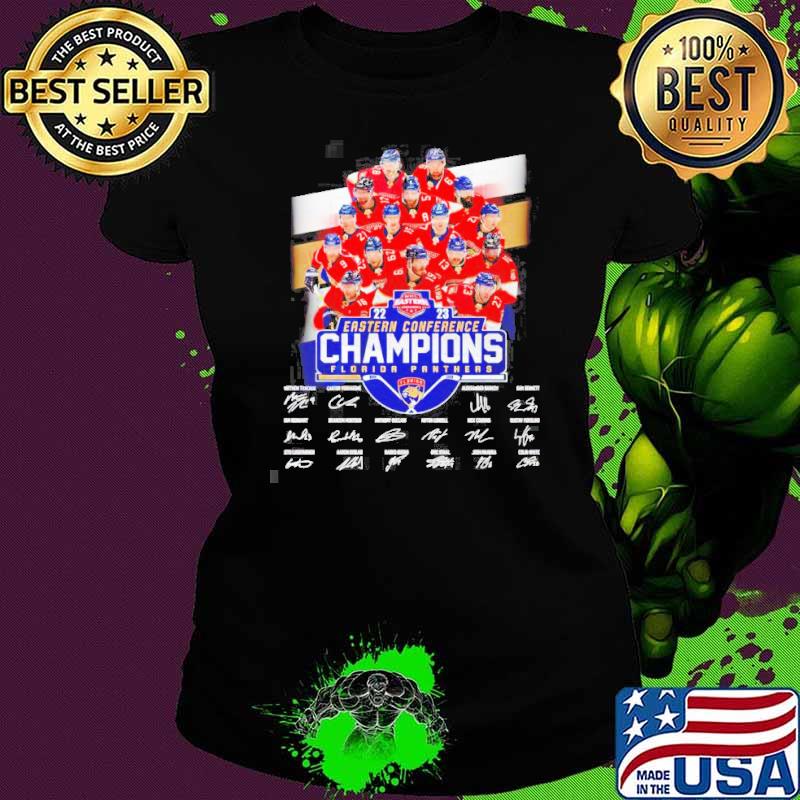 Florida Panthers team 2023 Eastern Conference Champions Roster signature shirt