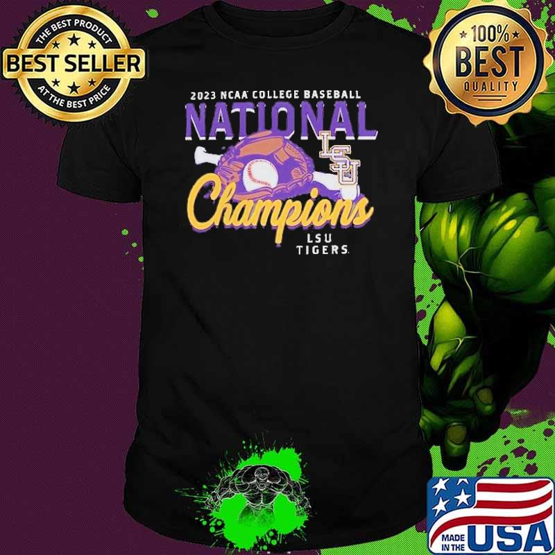 Funny nCAA College Baseball LSU Tigers 2023 National Champions Shirt