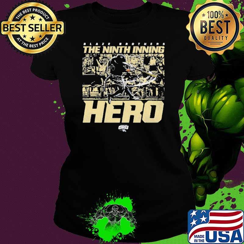 Funny oral Roberts Golden Eagles Night Blaze Brothers Inning Hero 2023 NCAA Baseball shirt