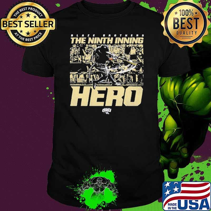 Funny oral Roberts Golden Eagles Night Blaze Brothers Inning Hero 2023 NCAA Baseball s Unisex Funny oral Roberts Golden Eagles Night Blaze Brothers Inning Hero 2023 NCAA Baseball s Unisex
