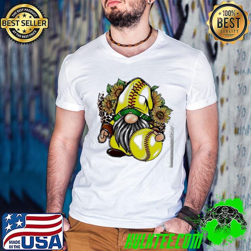 Gnome Softball Sunflower shirt