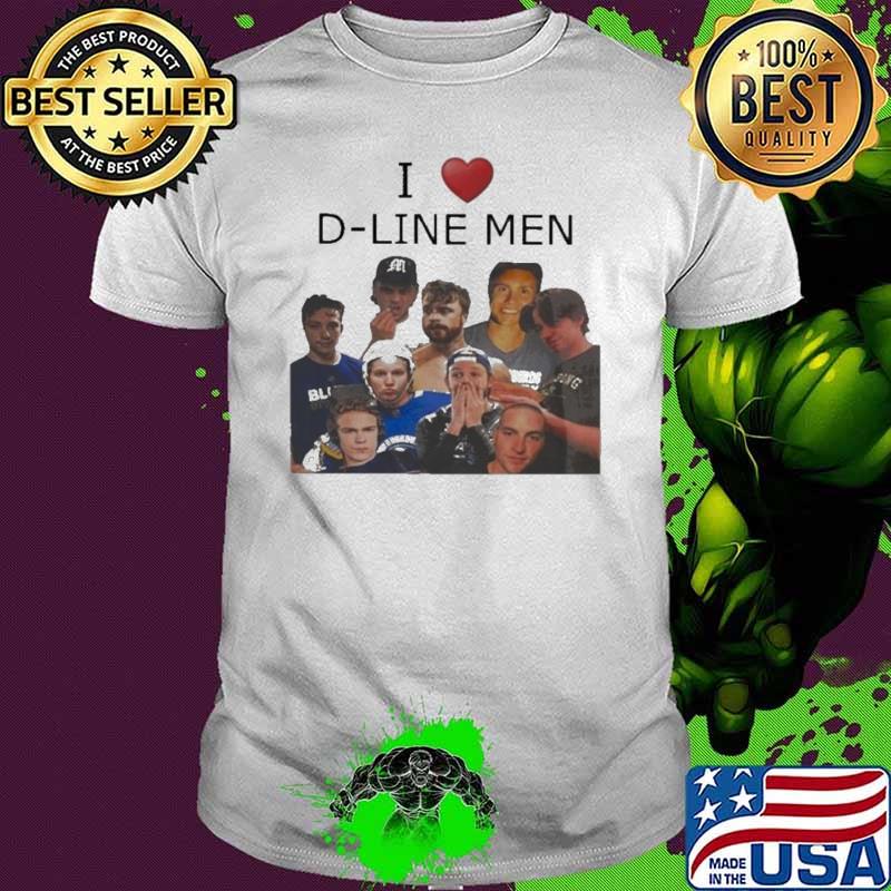 I love d-line men shirt