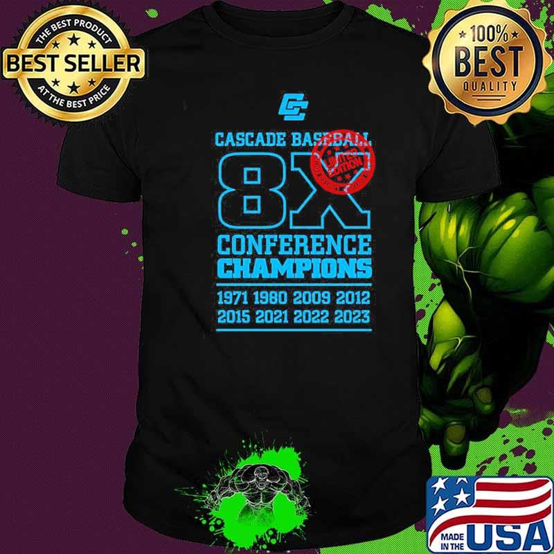 Indiana Crossroads Cascade Baseball 8X Conference Champions Shirt