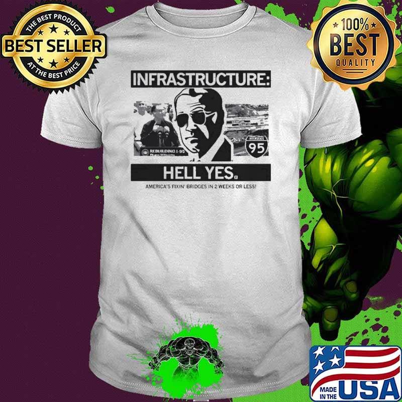 Joe Biden Infrastructure Hell Yes Shirt Unisex Joe Biden Infrastructure Hell Yes Shirt Unisex