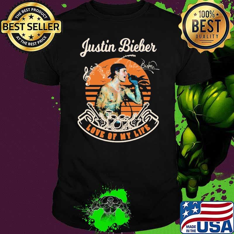 Justin Bieber love of my life signature vintage shirt