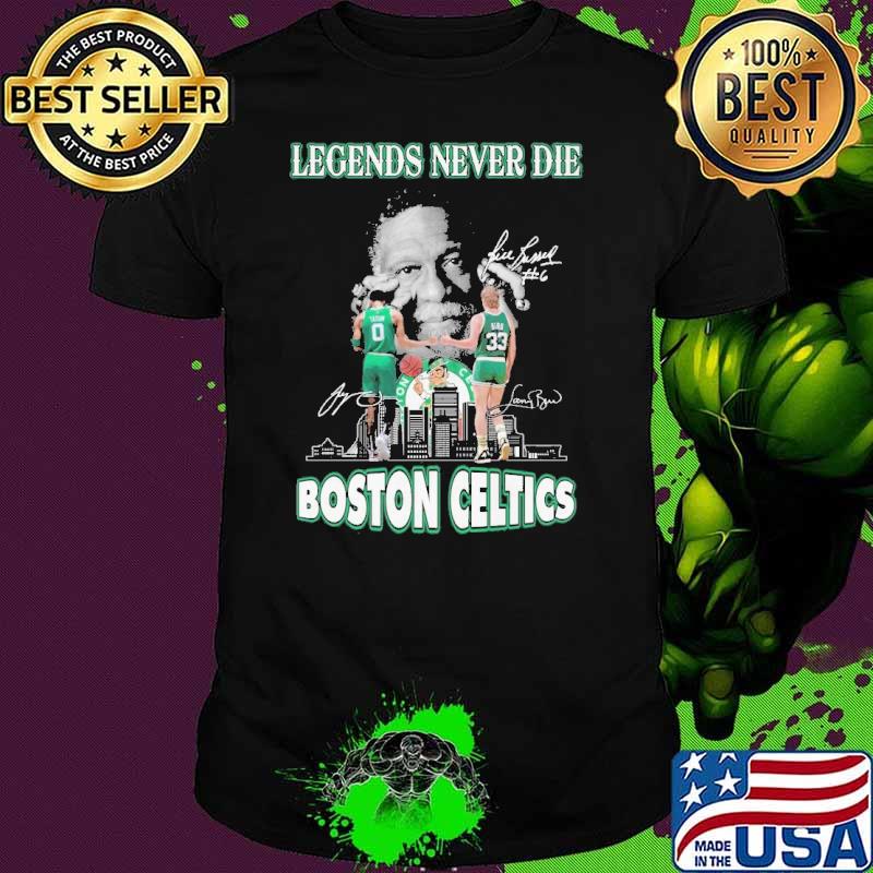 Legends never die Boston celtics signature shirt