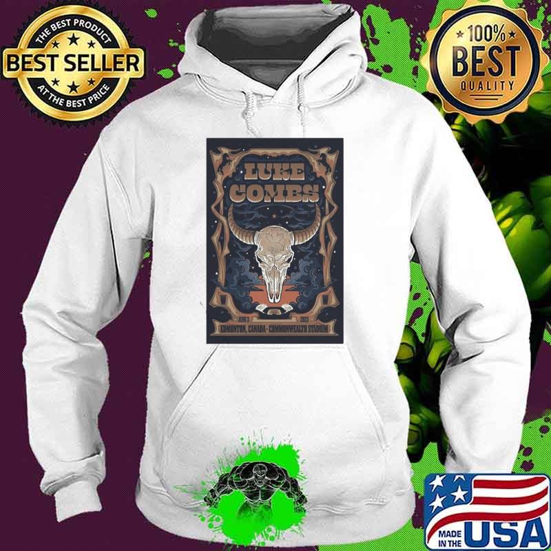 Luke Combs June 3 2023 Edmonton, AB Poster s Hoodie Luke Combs June 3 2023 Edmonton, AB Poster s Hoodie