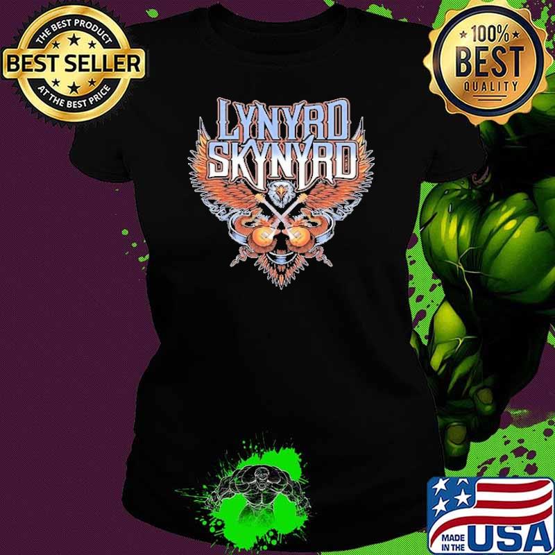 Lynyrd skynyrd guitar wing music shirt