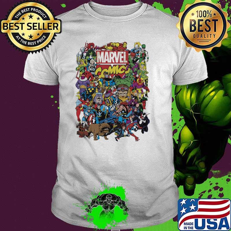 Marvel Hero Epic Collage Shirt