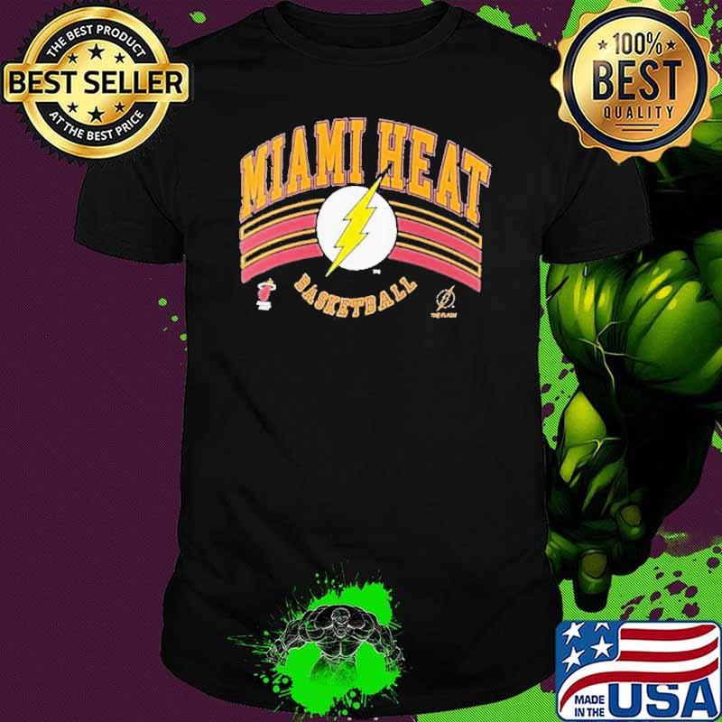 Miami Heat DC The Flash Basketball Graphic Shirt