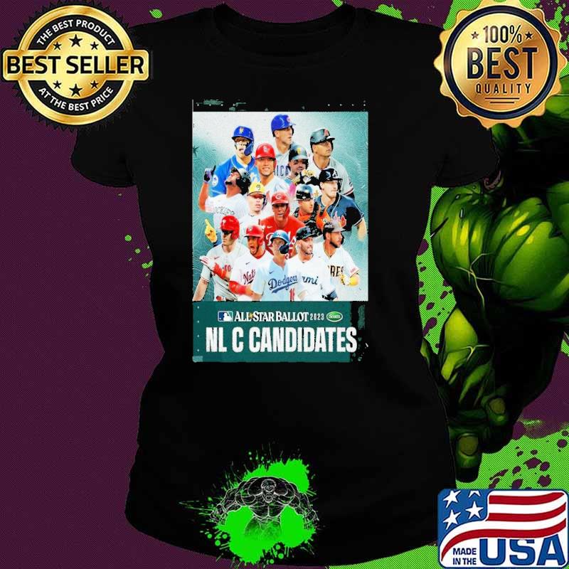 MLB All Star Ballot 2023 NL C Candidates Shirt