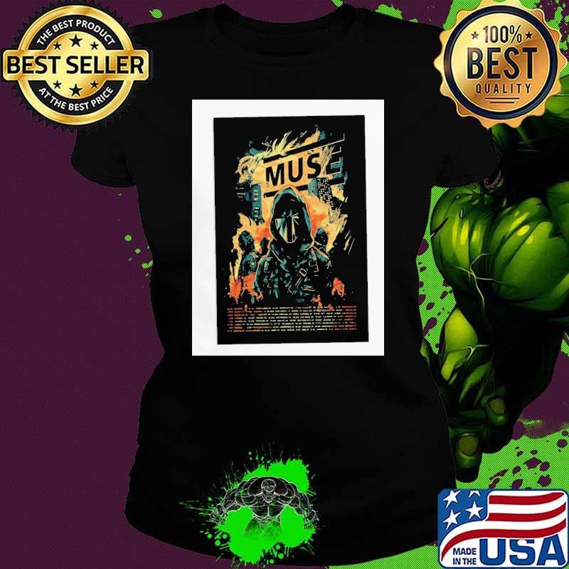 Muse wotp riot tour 2023 s Ladies tee Muse wotp riot tour 2023 s Ladies tee