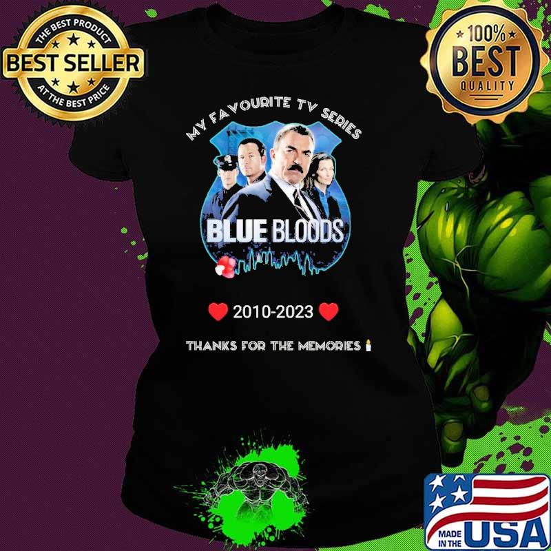 My favorite Tv series Blue Bloods 2010 2023 thank you for the memories shirt