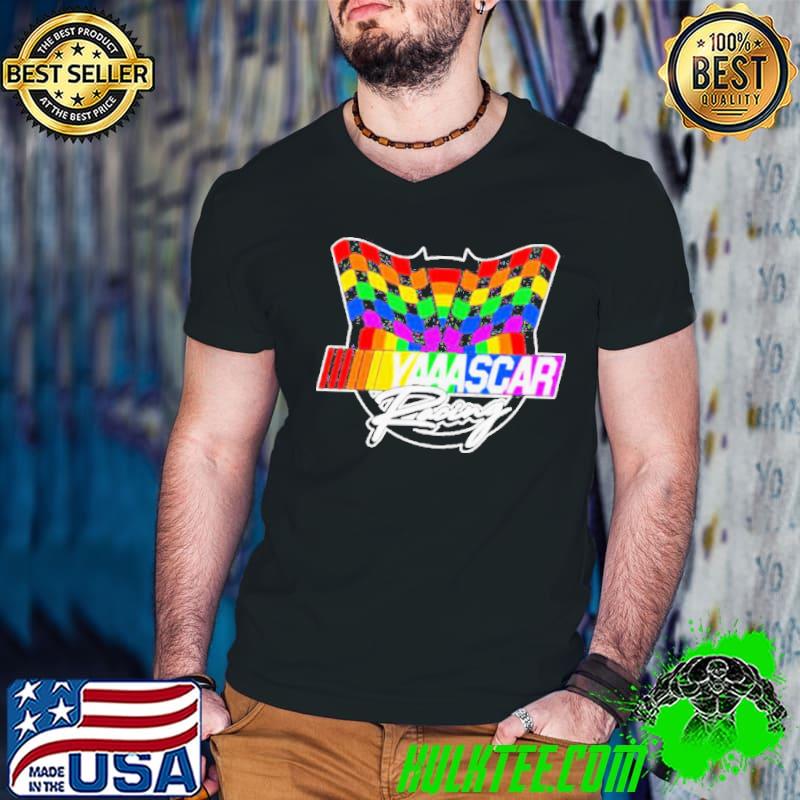 Nasscar Yascar Racing Flag Pride Lgbt Shirt Guys V Neck Nasscar Yascar Racing Flag Pride Lgbt Shirt Guys V Neck