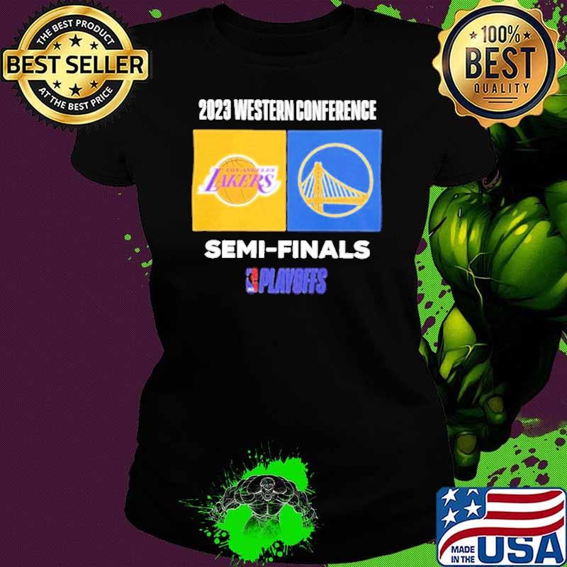 NBA Playoffs 2023 Western Conference Los Angeles Lakers vs Golden State Warriors Semi Finals Shirt