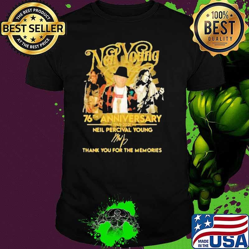 Neil young 76th anniversary thank you for the memories signature s Unisex Neil young 76th anniversary thank you for the memories signature s Unisex