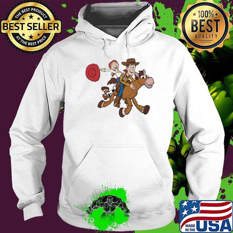 Nice disney and Pixar’s Toy Story Woody Jessie Bullseye shirt