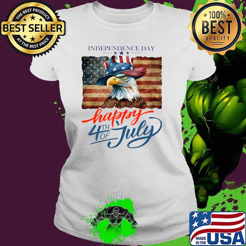 Nice independence day america male eagle version american flag T-Shirt