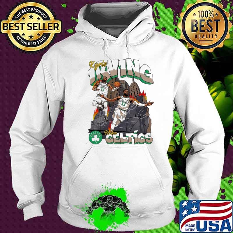 Nice kyrie Irving Boston Celtics fire cartoon shirt