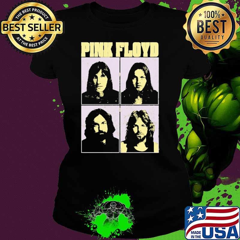 Nice pink Floyd Meddle Group Photo Pastel Image Distressed shirt Nice pink Floyd Meddle Group Photo Pastel Image Distressed shirt