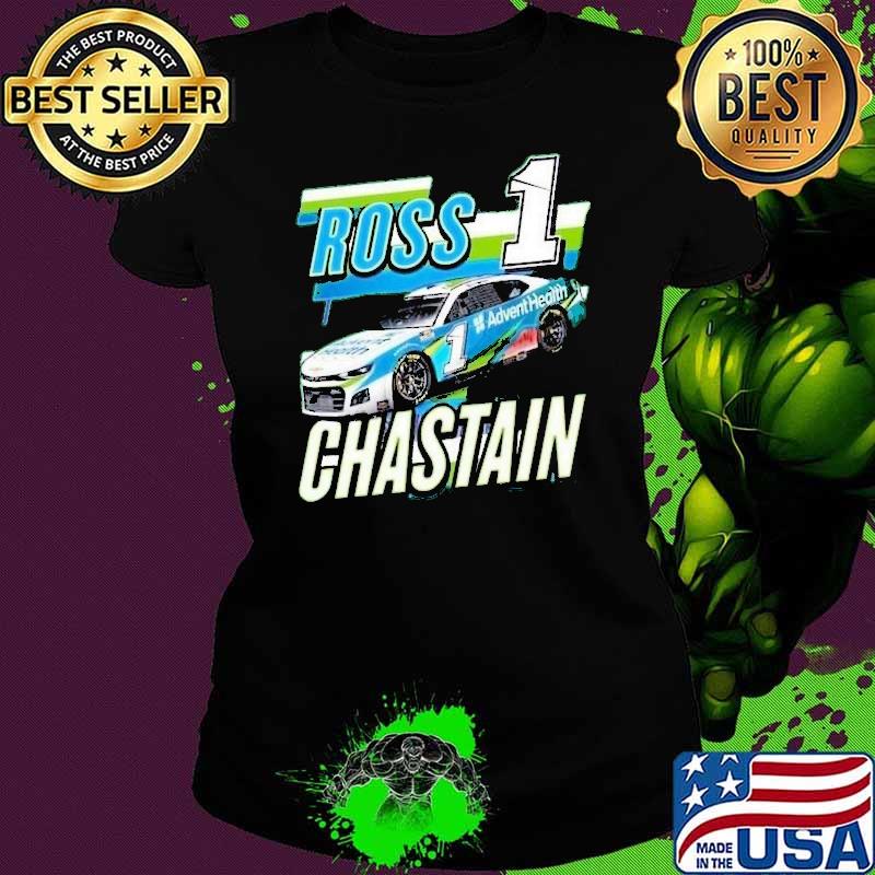 Nice ross #1 chastain nascar s Ladies tee Nice ross #1 chastain nascar s Ladies tee