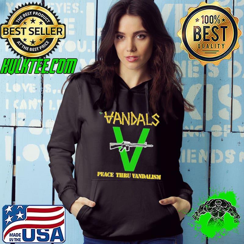 Nice vandals peace thru vandalism shirt