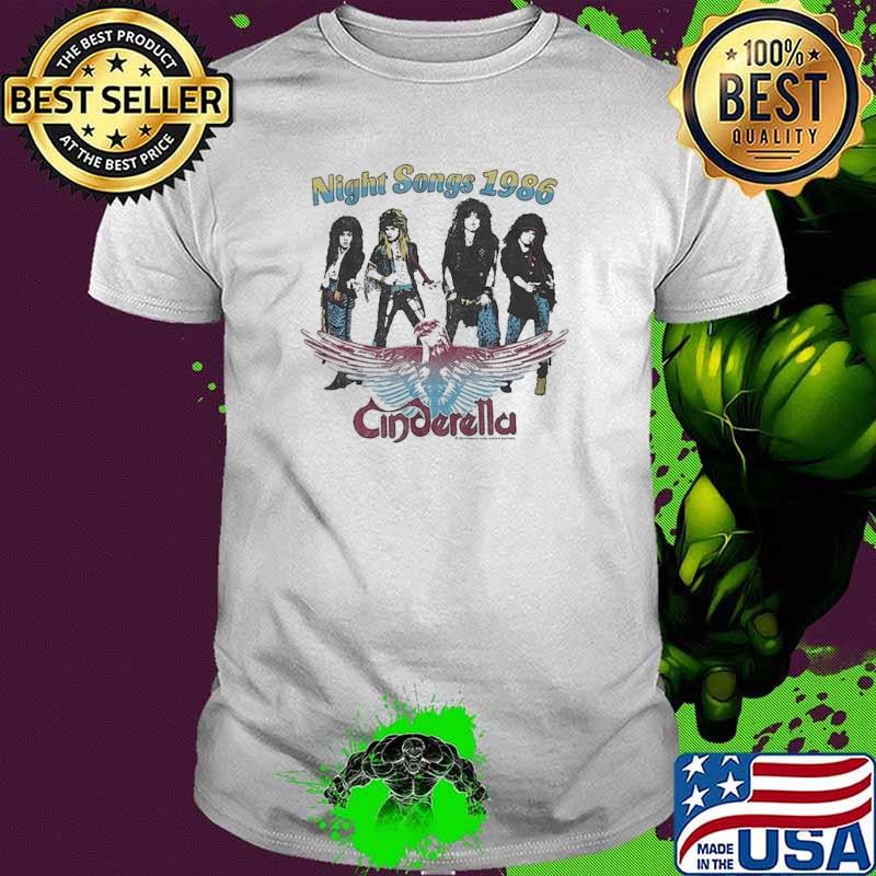 Night Songs 1986 Cinderella wing shirt