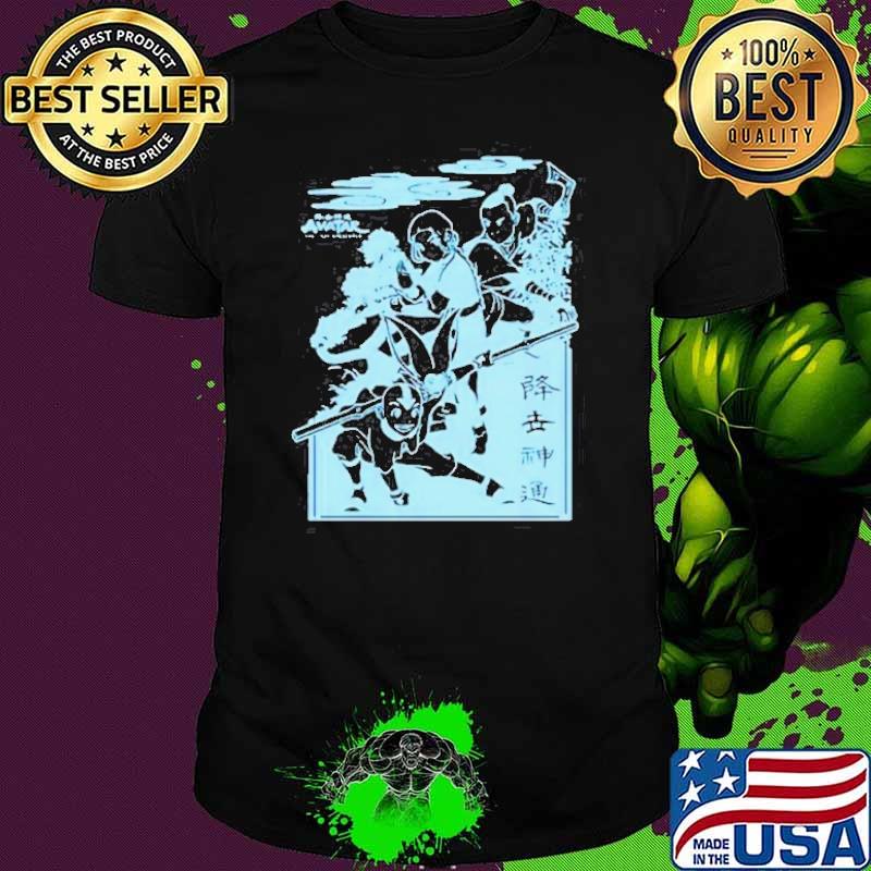 Nintendo Avatar The Last Airbender Main Cast shirt