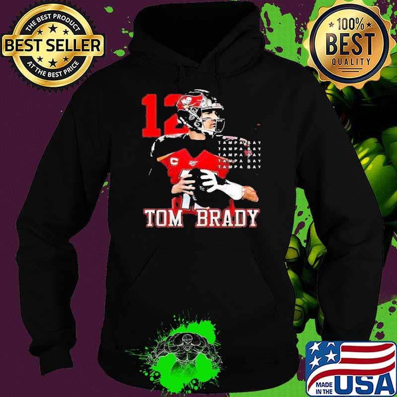 Number 12 Tom Brady Basketball tampa bay buccaneers s Hoodie Number 12 Tom Brady Basketball tampa bay buccaneers s Hoodie
