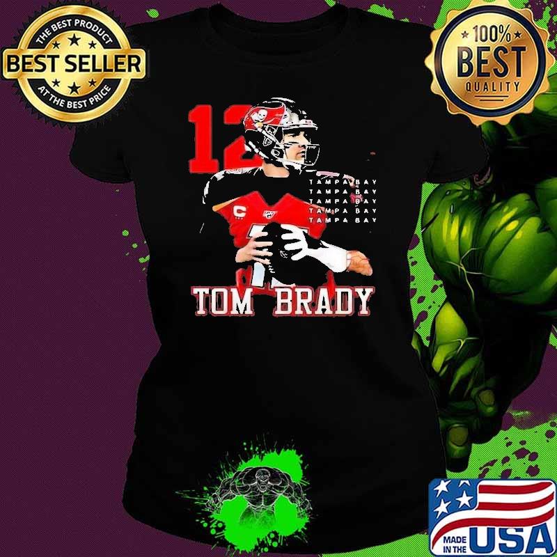 Number 12 Tom Brady Basketball tampa bay buccaneers shirt