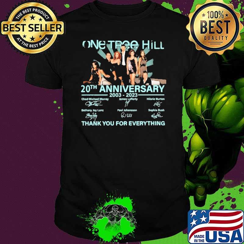 One three hill 20th anniversary 2003 2023 thank you for the memories signature s Unisex One three hill 20th anniversary 2003 2023 thank you for the memories signature s Unisex