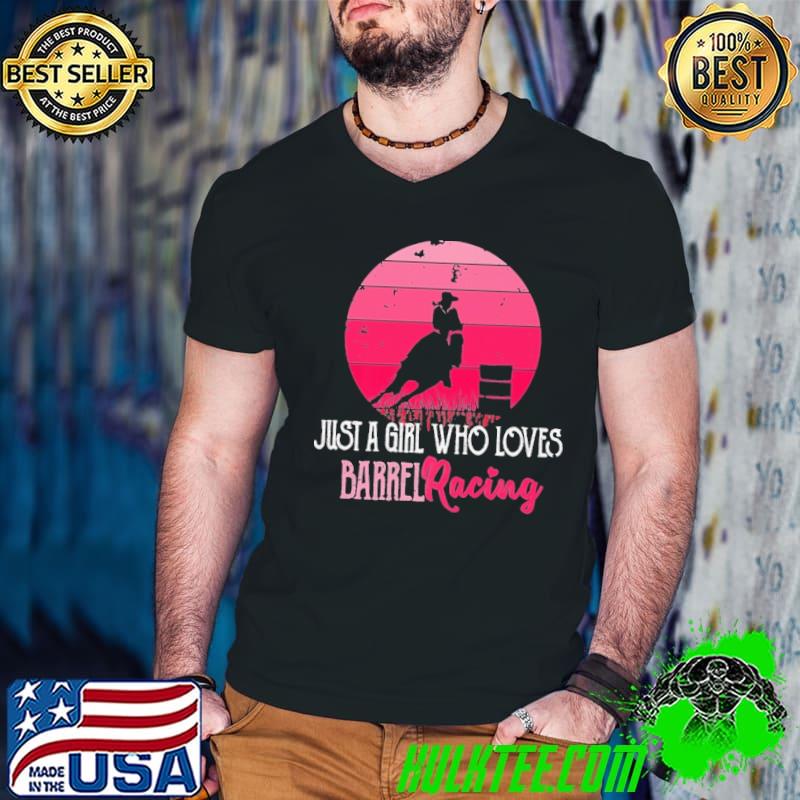 Original just A Girl Who Loves Barrel Racing Vintage s Guys V Neck Original just A Girl Who Loves Barrel Racing Vintage s Guys V Neck