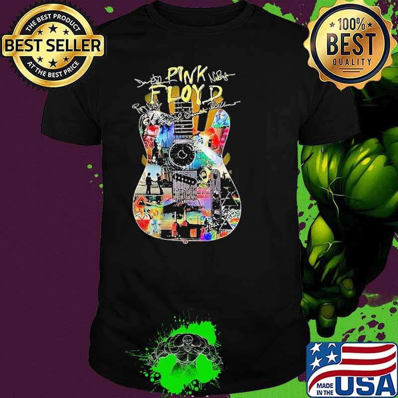 Pink floyd guitar signature shirt