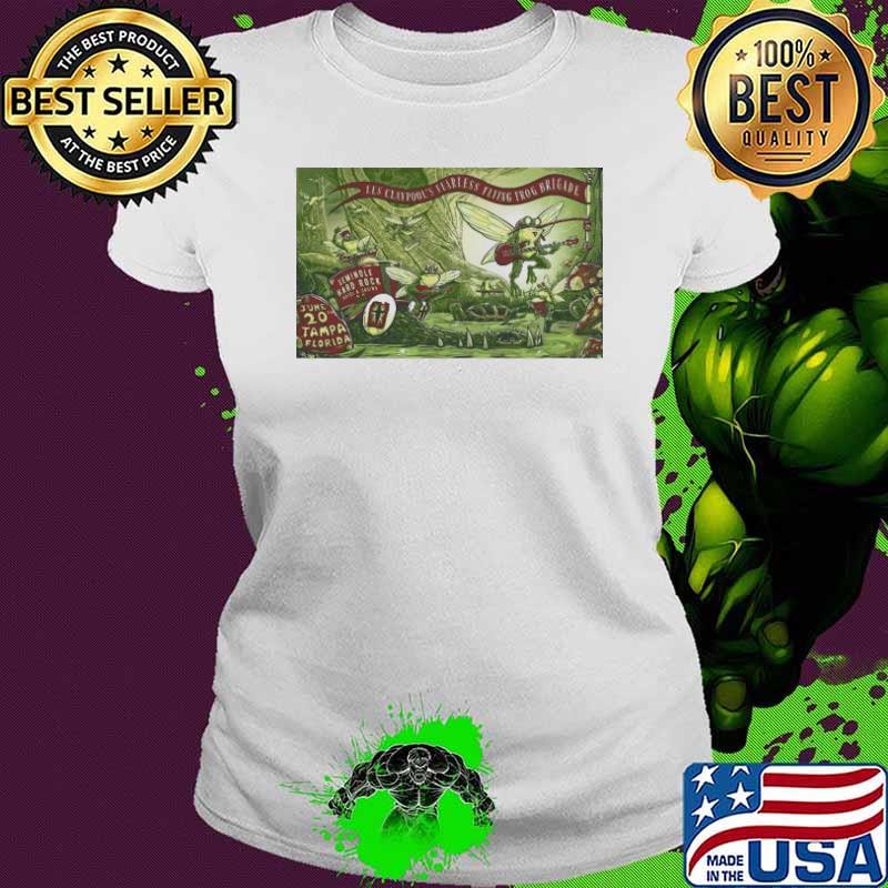 Premium les Claypool’s Fearless Flying Frog Brigade Hard Rock Event Center Tampa FL 2023 Shirt
