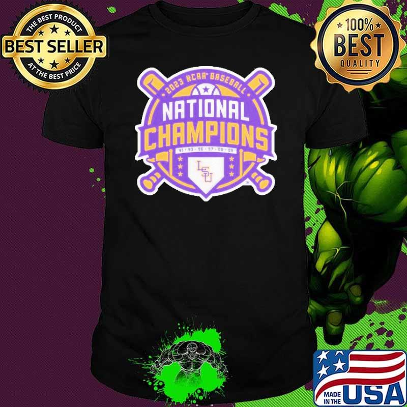 Premium lSU Tigers 2023 NCAA Men’s Baseball College World Series Champions Official Logo Shirt