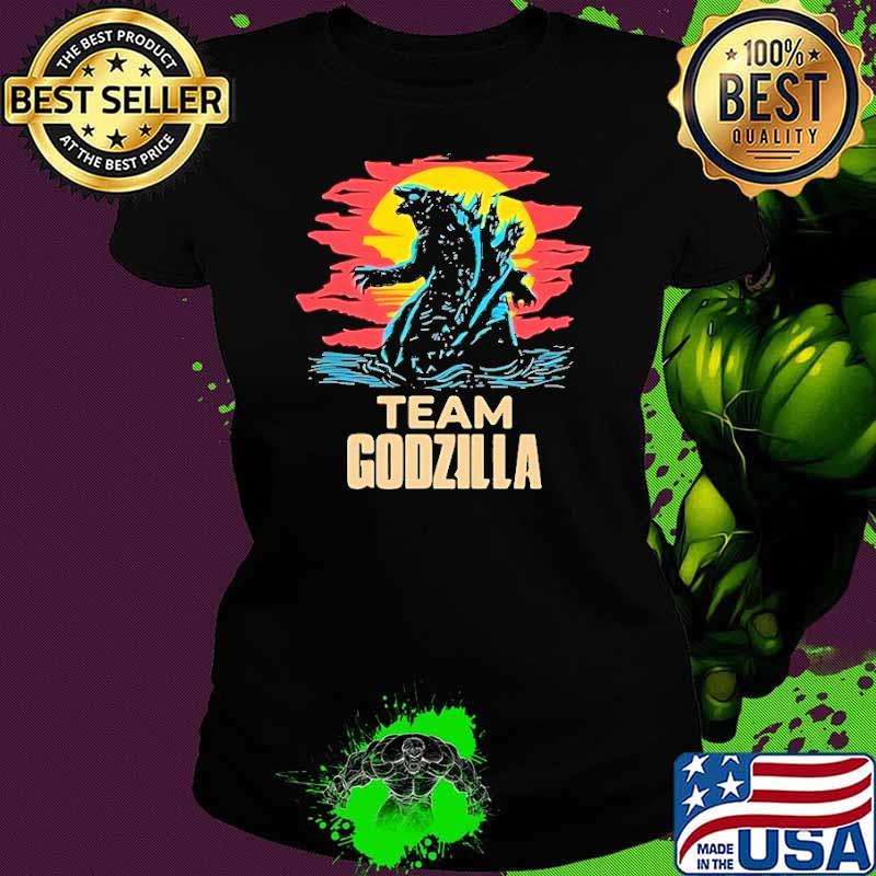 Premium team godzilla sunset monster shirt