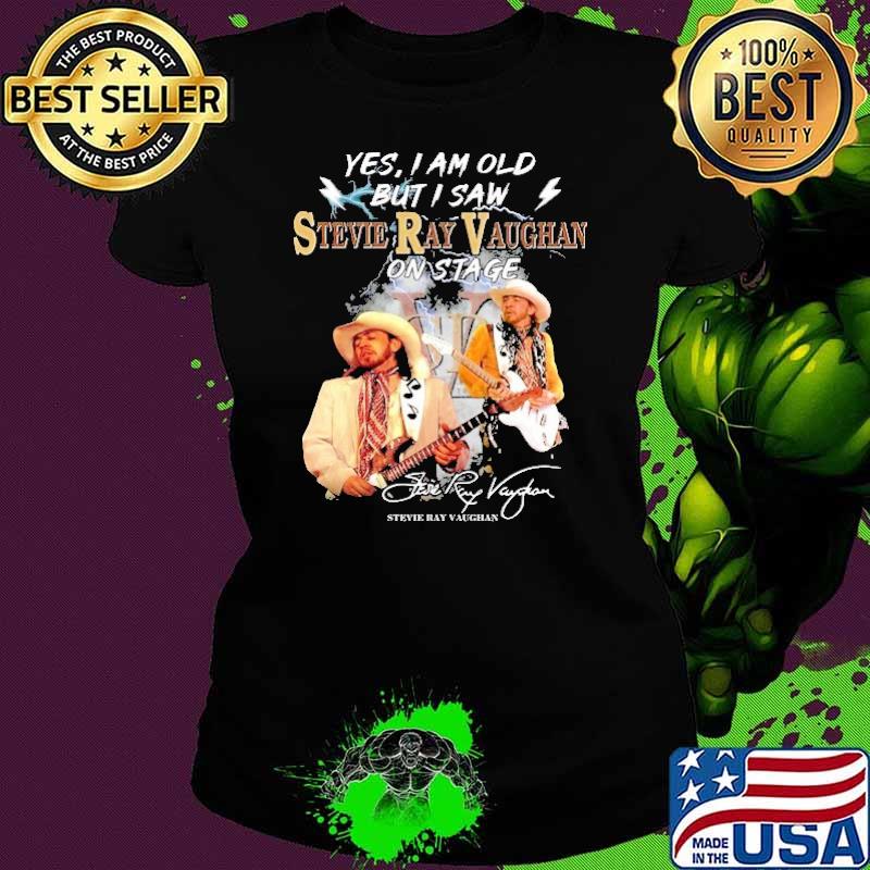 Premium yes i am old but saw Steven Ray Vaughan on stage signature shirt