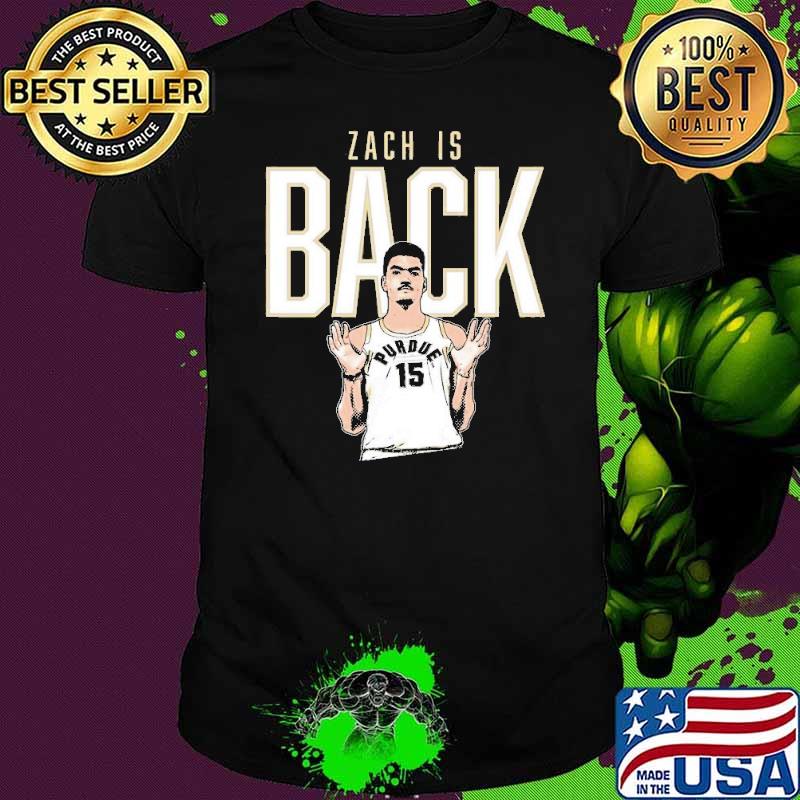 Purdue nil store zach edey zach is back shirt