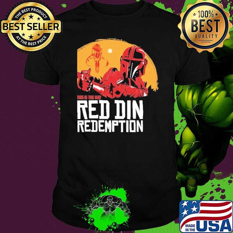 Red Din Redemption Star war vintage s Unisex Red Din Redemption Star war vintage s Unisex