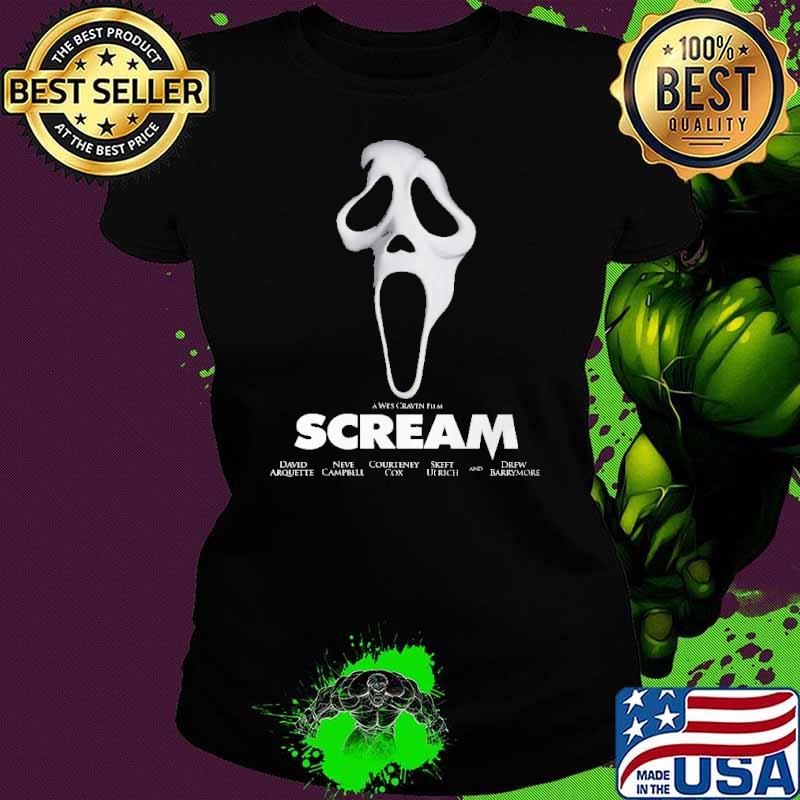 Scream Drew Barrymore Wes Craven Horreur Thriller Film shirt